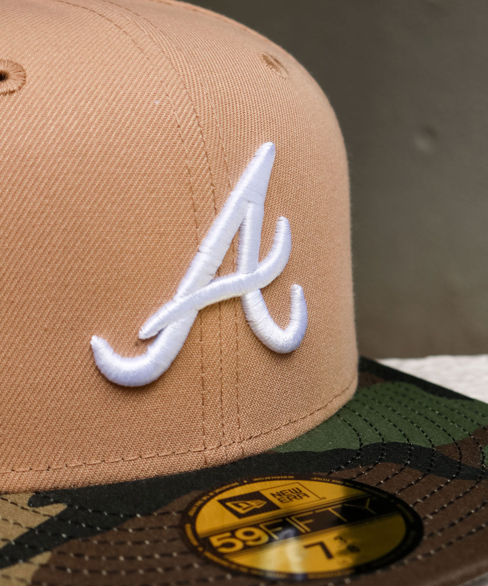 TY MATHIS NEW ERA - Atlanta Braves 59FIFTY All Star Game 2000 Beige/Woodland Camo