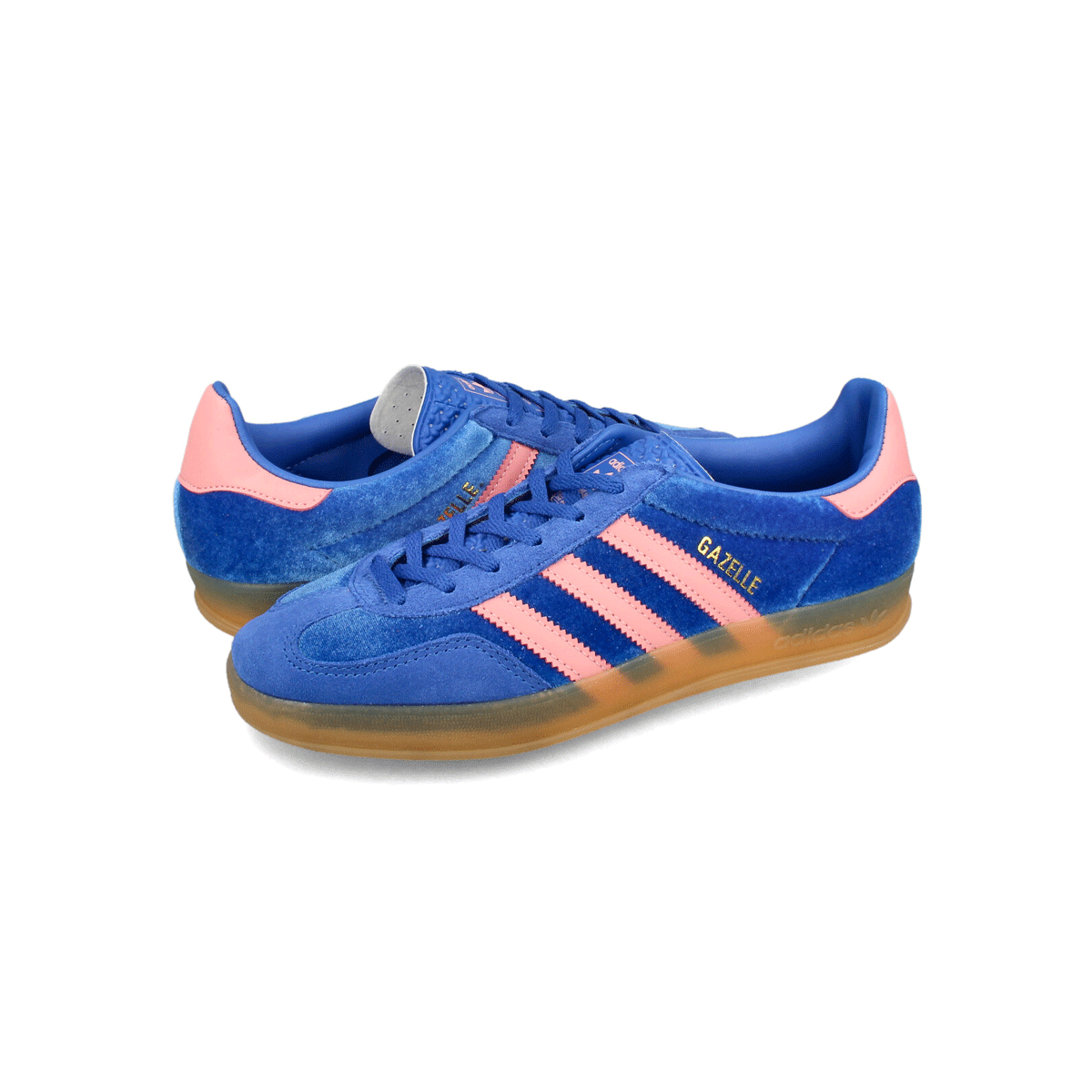 adidas GAZELLE INDOOR W "BLUE/SEMI PINK SPARK/GUM" アディダス ガゼル インドア  "ブルー/セミピンクスパーク/ガム" 【IG6785】