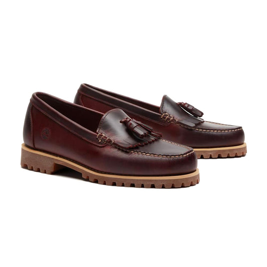 TIMBERLAND - LOAFER SHOE BURGUNDY FULL GRAIN【A2MSCEIW】