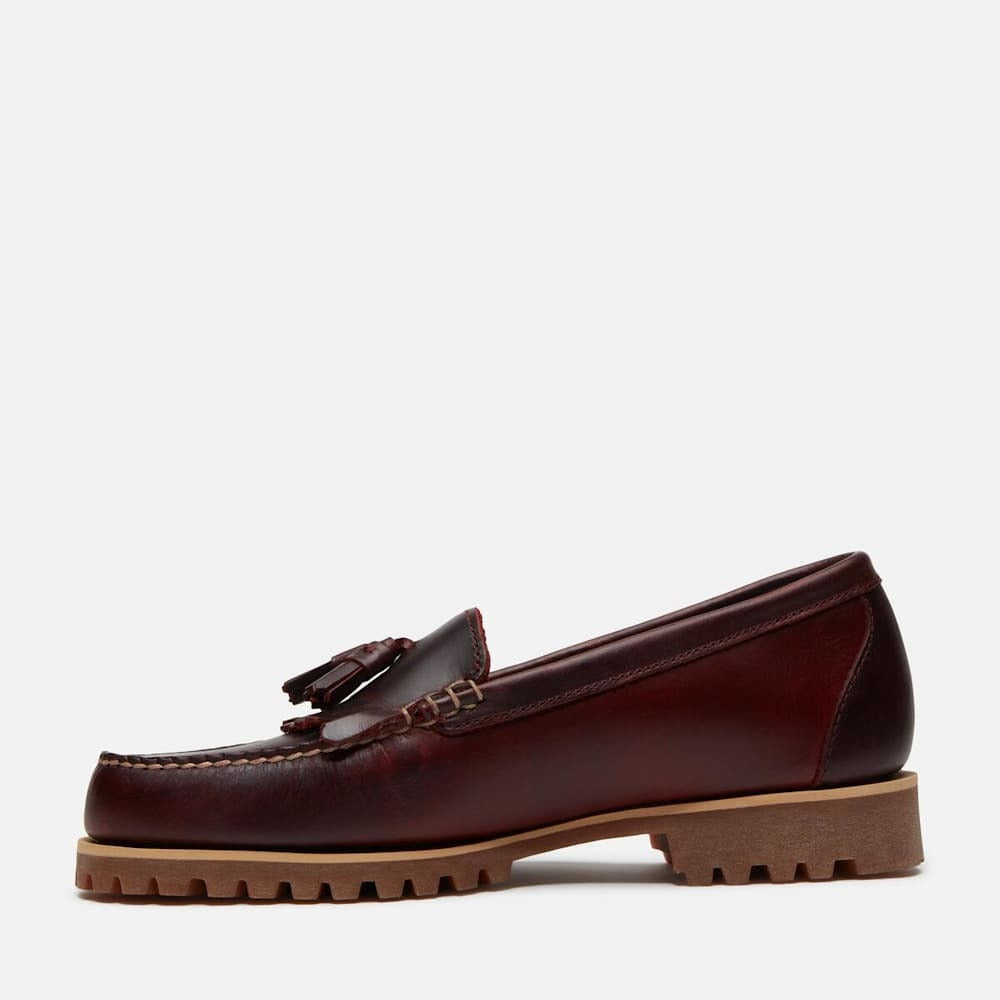 TIMBERLAND - LOAFER SHOE BURGUNDY FULL GRAIN【A2MSCEIW】