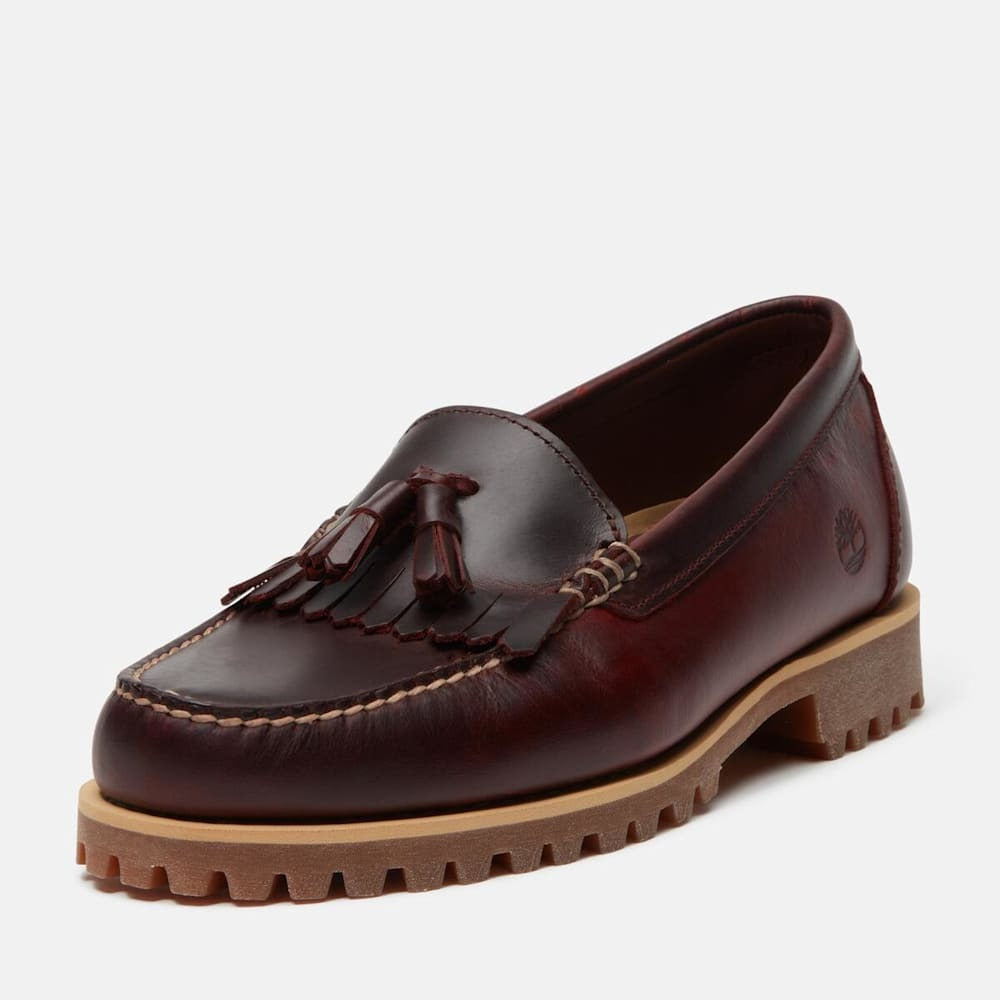 TIMBERLAND - LOAFER SHOE BURGUNDY FULL GRAIN【A2MSCEIW TIMBERLAND - LOAFER SHOE BURGUNDY FULL GRAIN【A2MSCEIW
