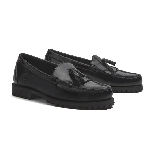 TIMBERLAND - LOAFER SHOE BLACK FULL GRAIN【A2MSCW02】