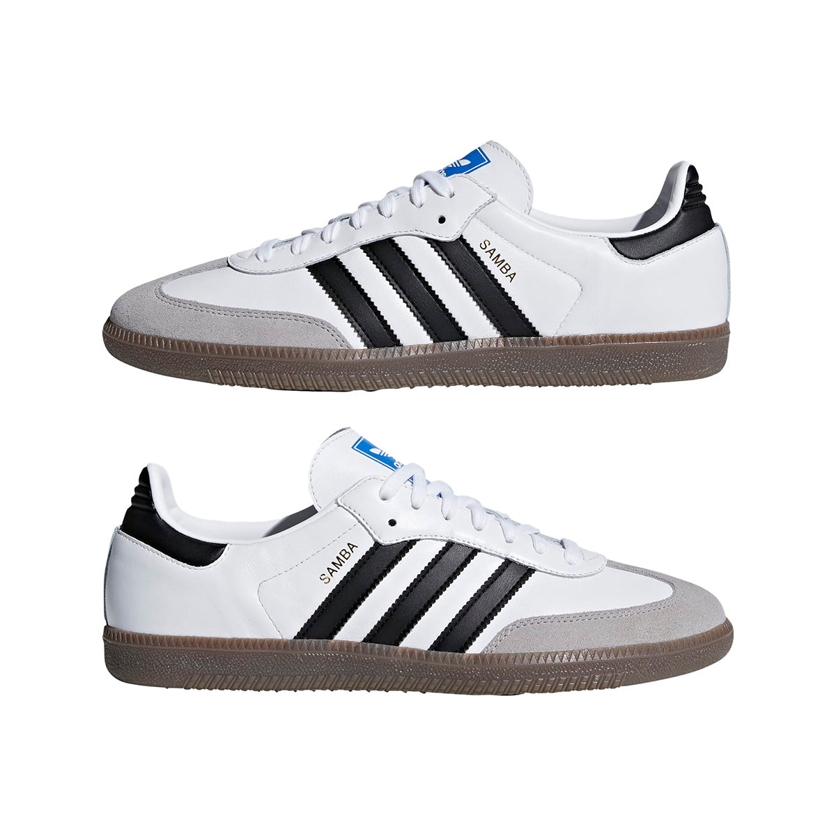 adidas SAMBA OG 白色/CBLK/CLGN adidas SAMBA OG 白色/核心黑色/透明花崗岩 [B75806]