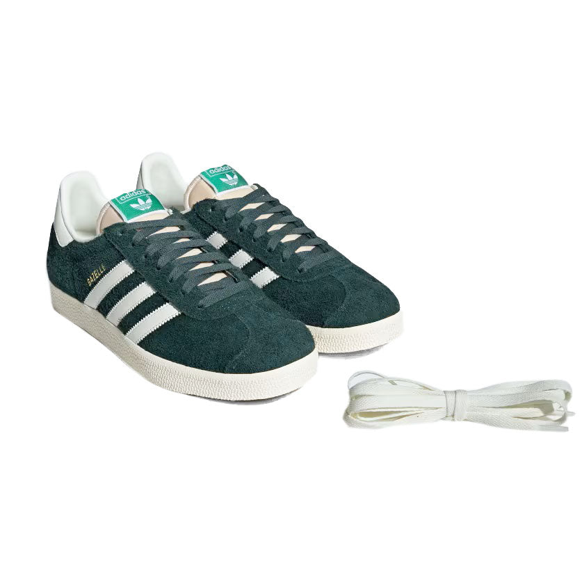 adidas GAZELLE - 礦綠/灰白/奶白 礦綠/灰白/奶白 [IF9655]