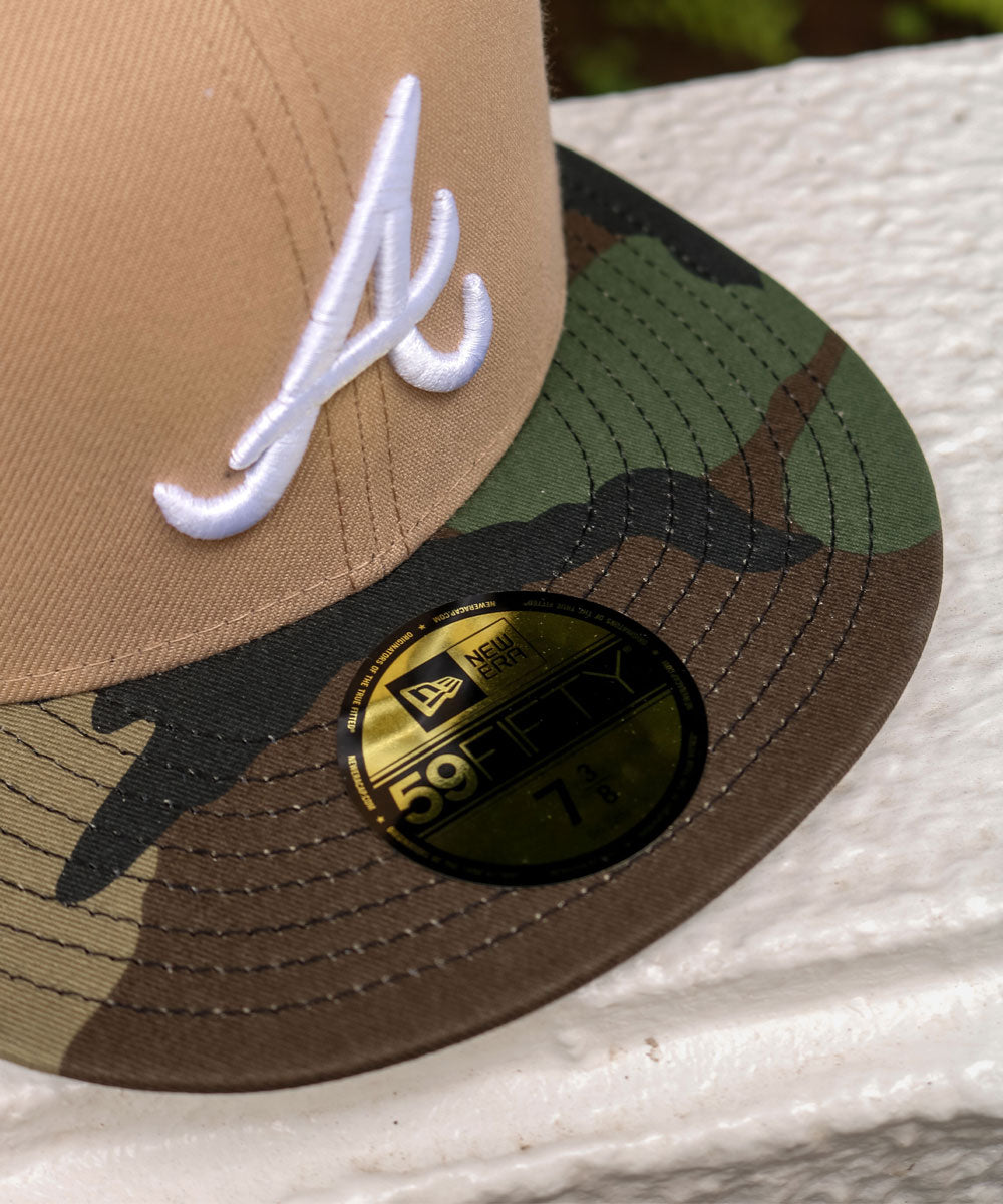 TY MATHIS NEW ERA - Atlanta Braves 59FIFTY All Star Game 2000 Beige/Woodland Camo