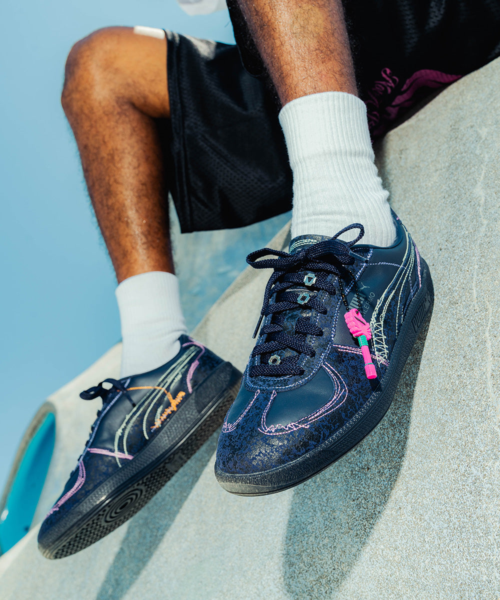 PUMA - PALERMO SQUID GAME PUMA NAVY-BRIGHT MELON【403859-01】