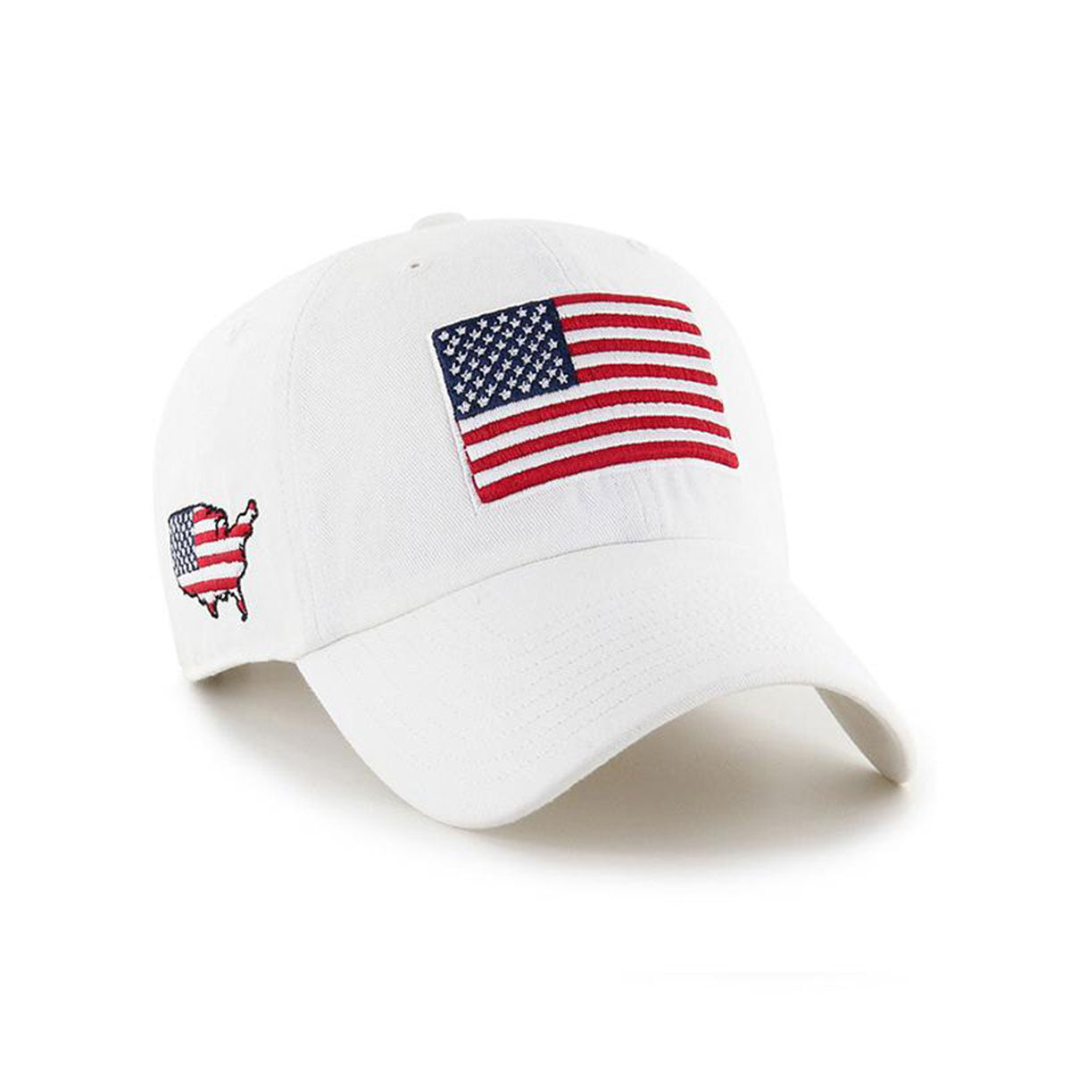 '47 BRAND USA FLAG HERITAGE FRONT 47 CLEAN UP WHITE [HRTGF198GWS]