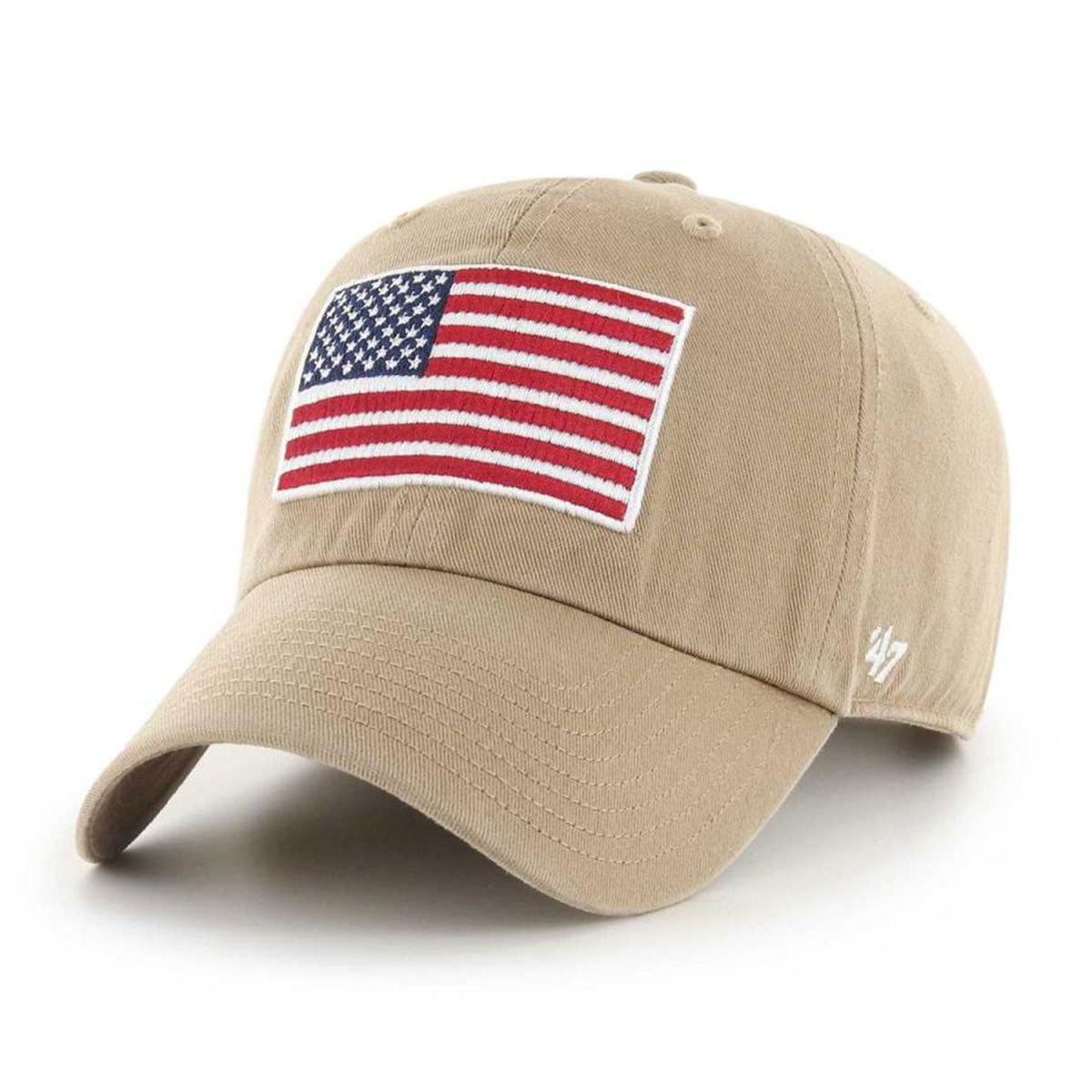 '47 BRAND USA FLAG HERITAGE FRONT 47 CLEAN UP KHAKI [RGWAR198GWS]