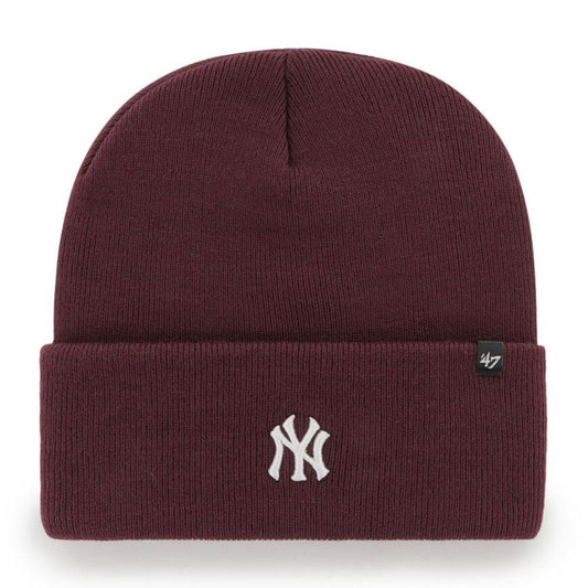 ’47 BRAND YANKEES BASE RUNNER 47 CUFF KNIT DARK MAROON【BRNCK17ACE 】