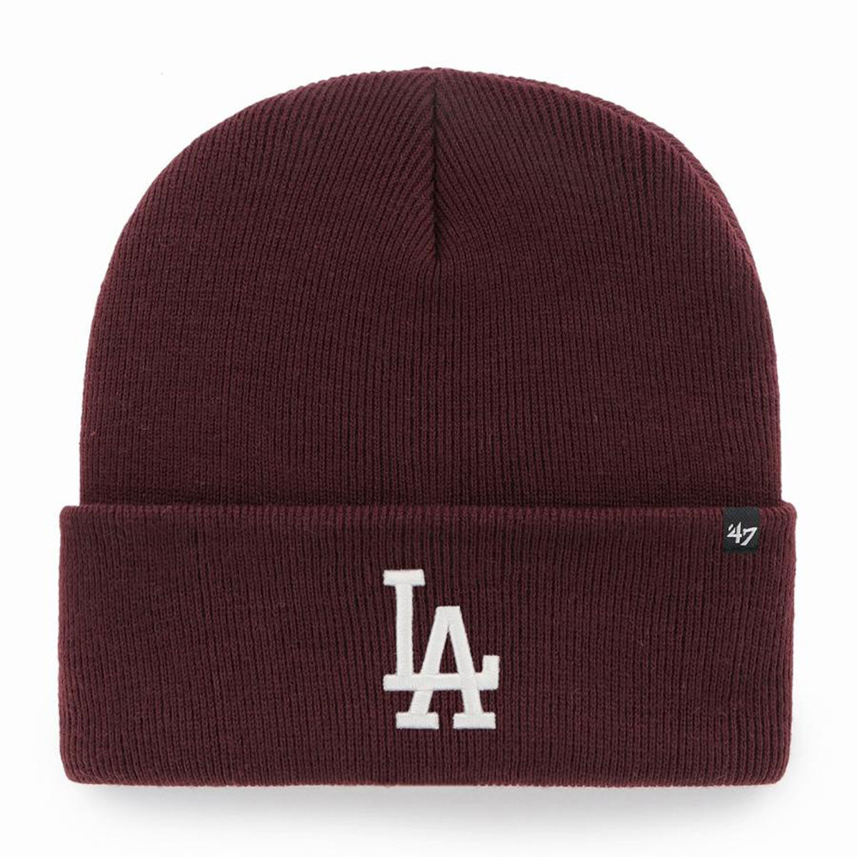 '47 BRAND DODGERS HAYMAKER 47 CUFF KNIT DARK MAROON [HYMKR12ACE]