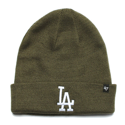 ’47 BRAND DODGERS RAISED 47 CUFF KNIT SANDLEWOOD【RKN12ACE】