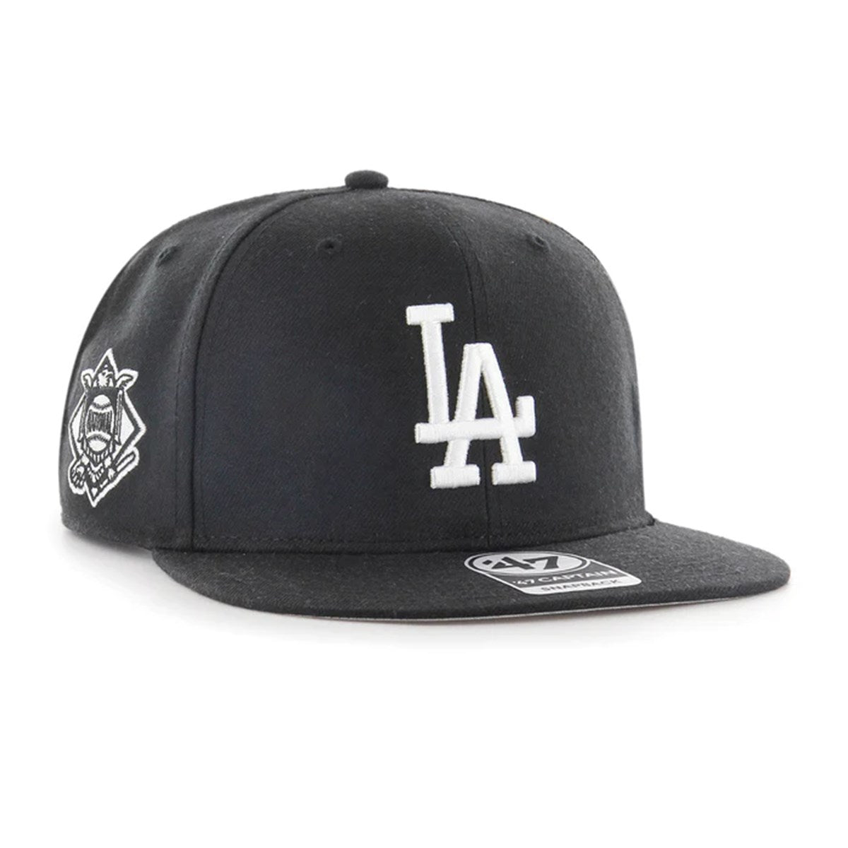 '47 BRAND DODGERS SURE SHOT 47 CAPTAIN BLACK BLACK LOGO [SRS12WBP]