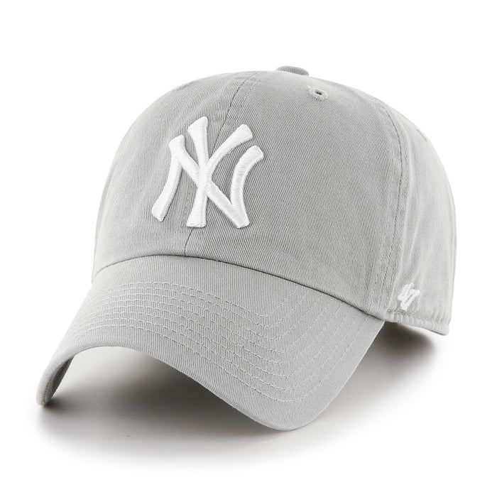 ’47 BRAND New York Yankees - ’47 CLEAN UP Yankees Gray【RGW17GWS】