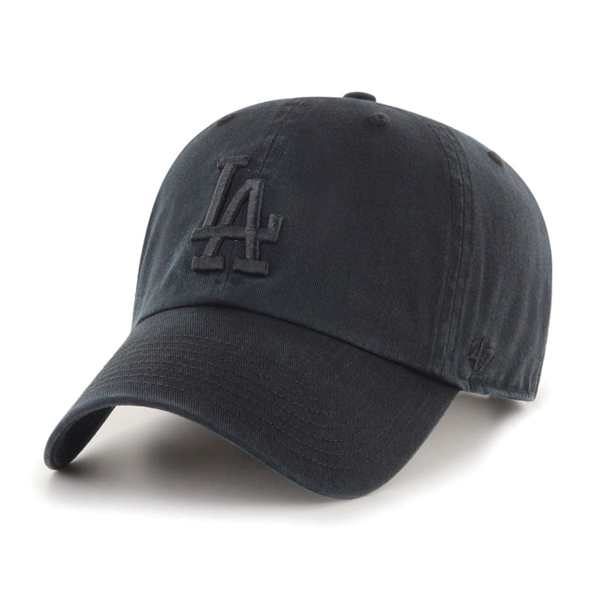 '47 BRAND Los Angeles Dodgers - Black Tonal '47 CLEAN UP [RGW12GWSNL]