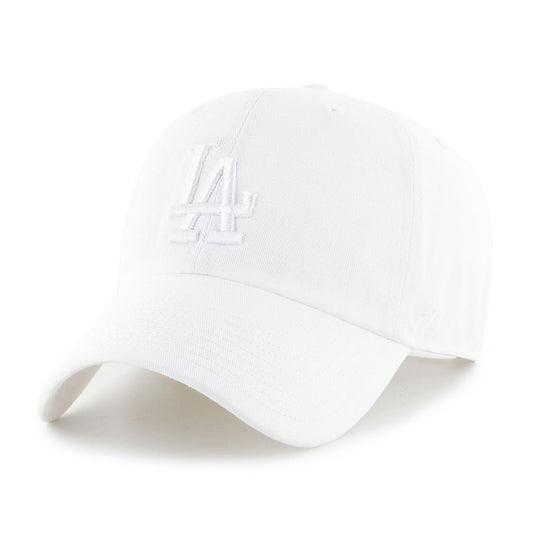 ’47 BRAND Los Angeles Dodgers - ’47 CLEAN UP White/White Logo【RGW12GWSNL】