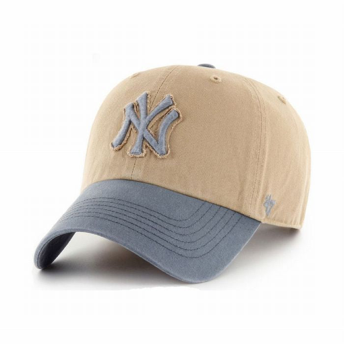 ’47 BRAND New York Yankees - ’47 CLEAN UP CANYON KHAKIxBASALT【CARVN17GWS】