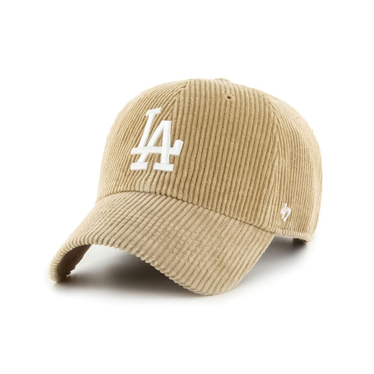 ’47 BRAND THCKC12EWS DODGERS THICK CORDUROY CLEAN UP KHAKI 【 47-mlb00203】