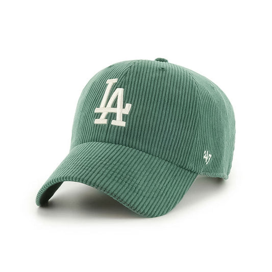 ’47 BRAND  DODGERS THICK CORDUROY CLEAN UP DK GREEN 【47-mlb00205】