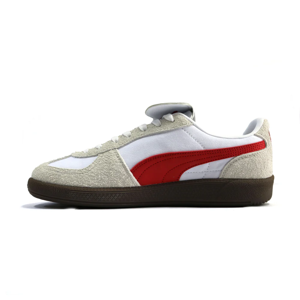 【先行予約 : 2025年2月8日(土)以降より順次発送】PUMA - PALERMO PREMIUM DR.SWAG 01PUMA WHITE/RED【403442-01】