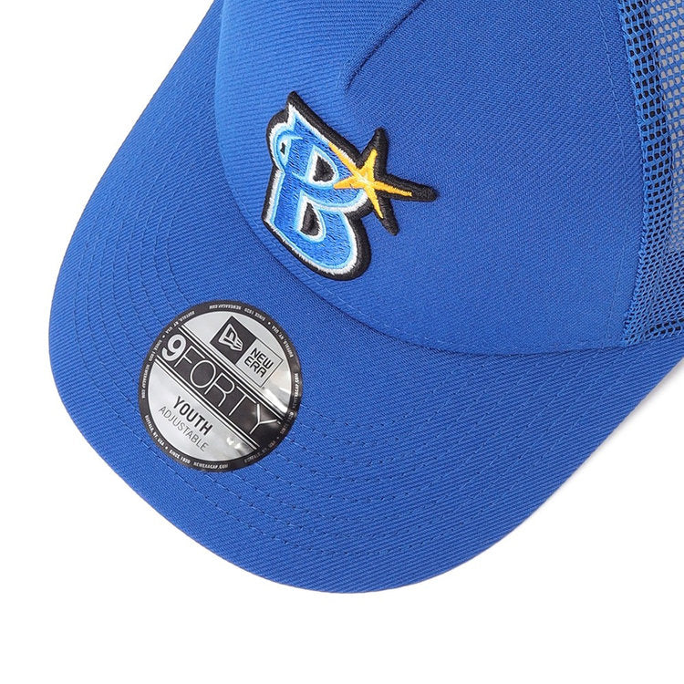 BAYSTARS × NEW ERA - 横浜DeNAベイスターズ 9FORTY A-FRAME TRACKER REPLICA CAP "HOME" YOUTH (ユース用)