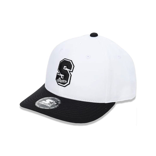 STARTER BLUE LABEL 3D EMBROIDERY CAP WHITE×BLACK 【ST-CP01】