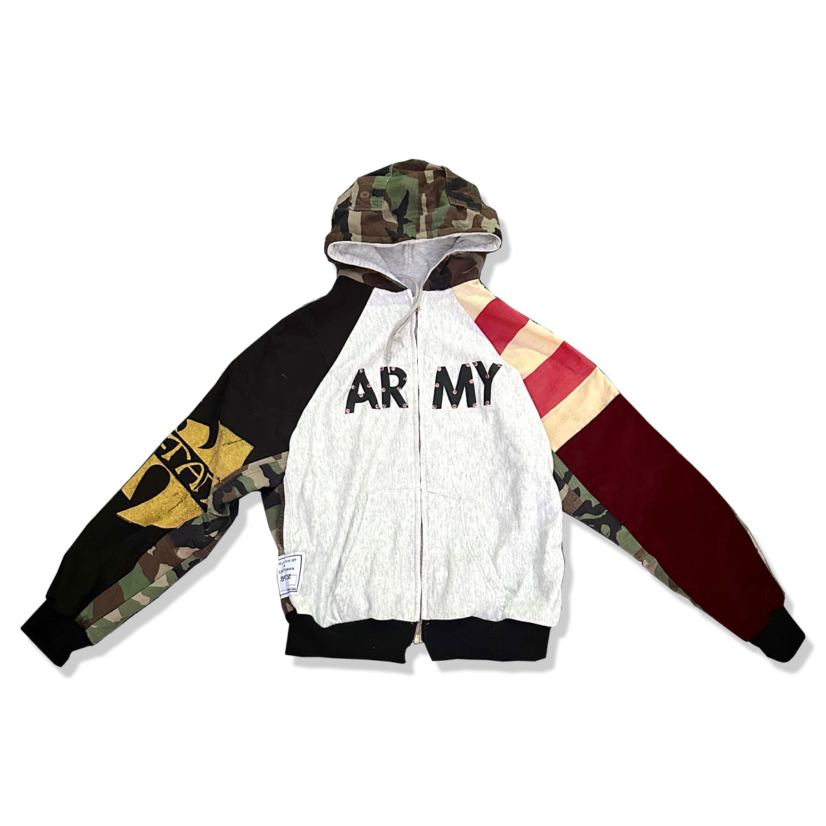 APACHE - Mサイズ相当 ARMY ZIP HOODIE "Wu-tang"【APC241217_14】