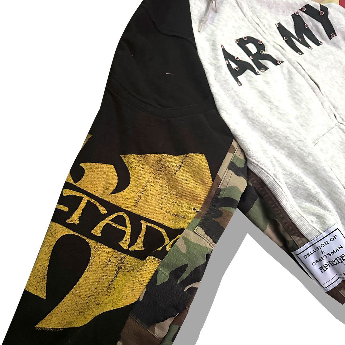 APACHE - Mサイズ相当 ARMY ZIP HOODIE "Wu-tang"【APC241217_14】