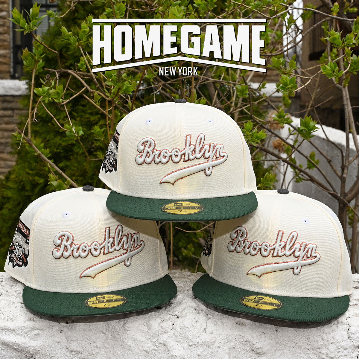 NEW ERA Brooklyn Dodgers - 59FIFTY Jackie Robinson 50th Anniversary Chrome White/Cilantro Green