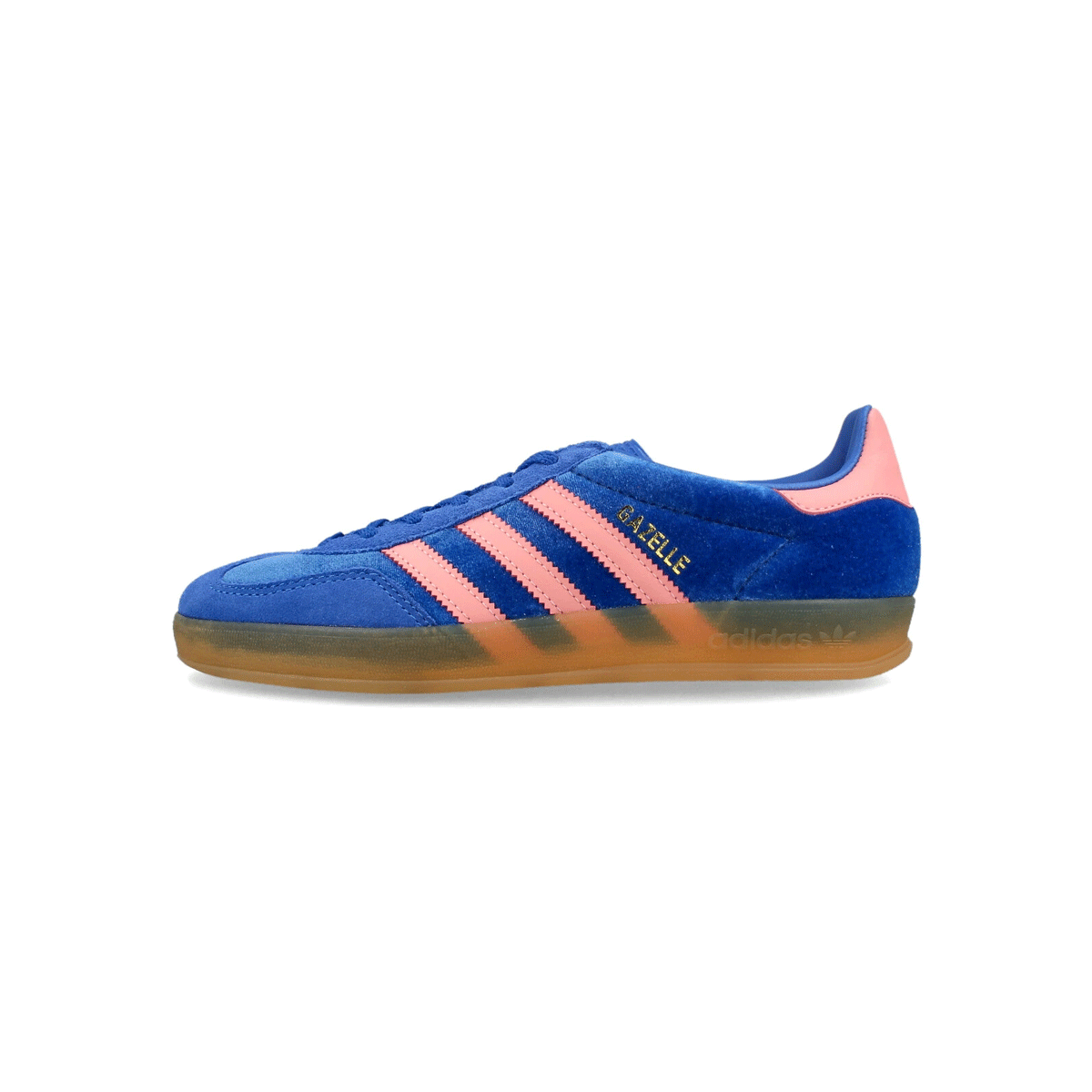 adidas GAZELLE INDOOR W "BLUE/SEMI PINK SPARK/GUM" adidas Gazelle Indoor "Blue/Semi Pink Sparkle/Gum" [IG6785]