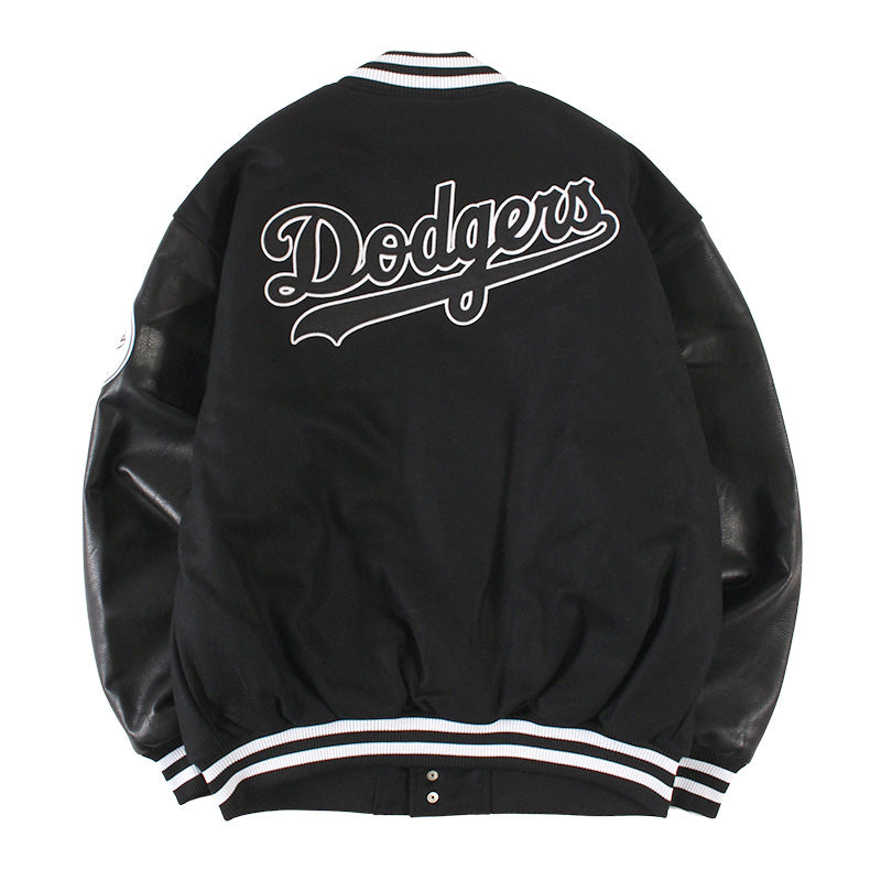 Fanatics - LA DODGERS MELTON PU VARSITY JACKET【ML2324FW0006】