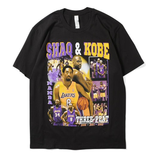 SHAQ &amp; KOBE THREE PEAT TEE 短袖 T 卹