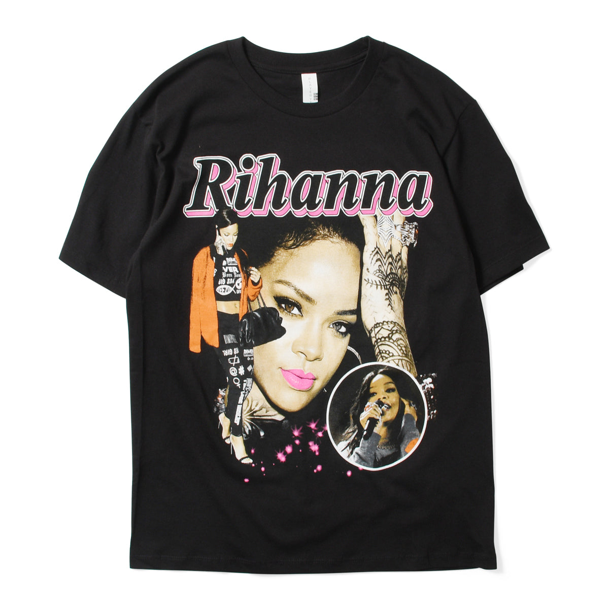 RIHANNA PINK TEE 半袖Tシャツ