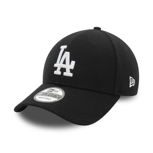 NEW ERA - 9FORTY LOS ANGELES DODGERS MELTON WOOL BLACK/WHITE 【60580688】