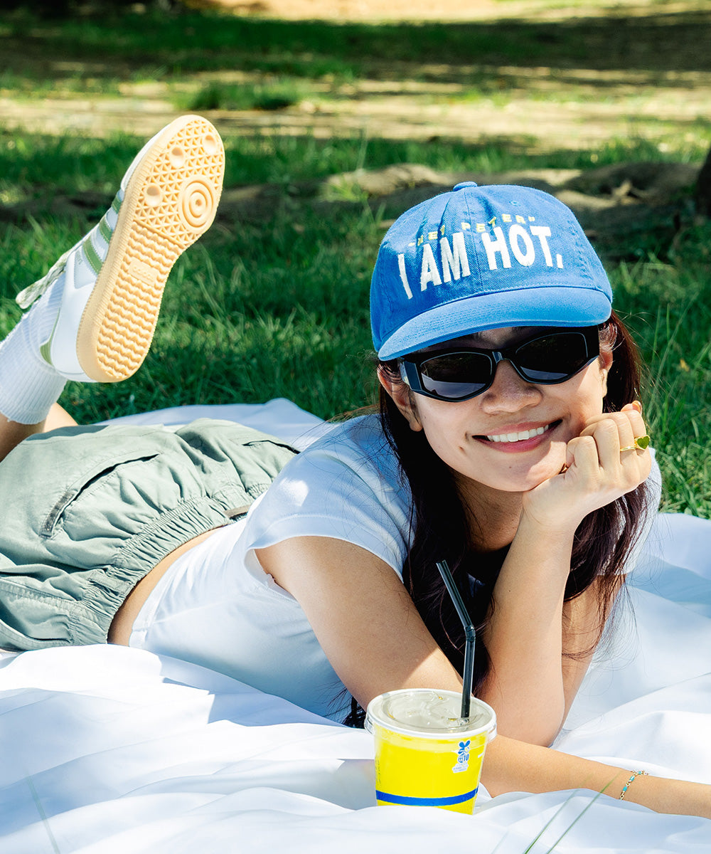 MY NAME IS PETER - 6 PANEL I AM HOT CAP BLUE