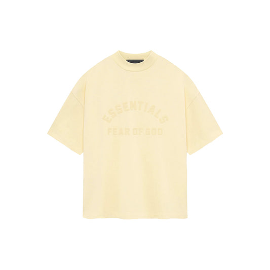 Fear of God ESSENTIALS - CREWNECK T-SHIRT GARDEN YELLOW