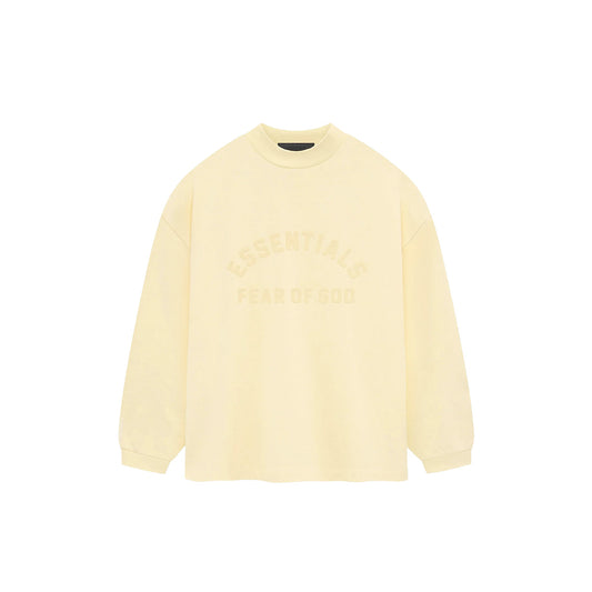 Fear of God ESSENTIALS - LONGSLLEEVE T-SHIRT GARDEN YELLOW