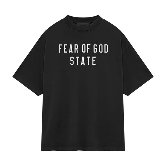 Fear of God ESSENTIALS - HEAVY CREWNECK TEE BLACK【125BT242000F】