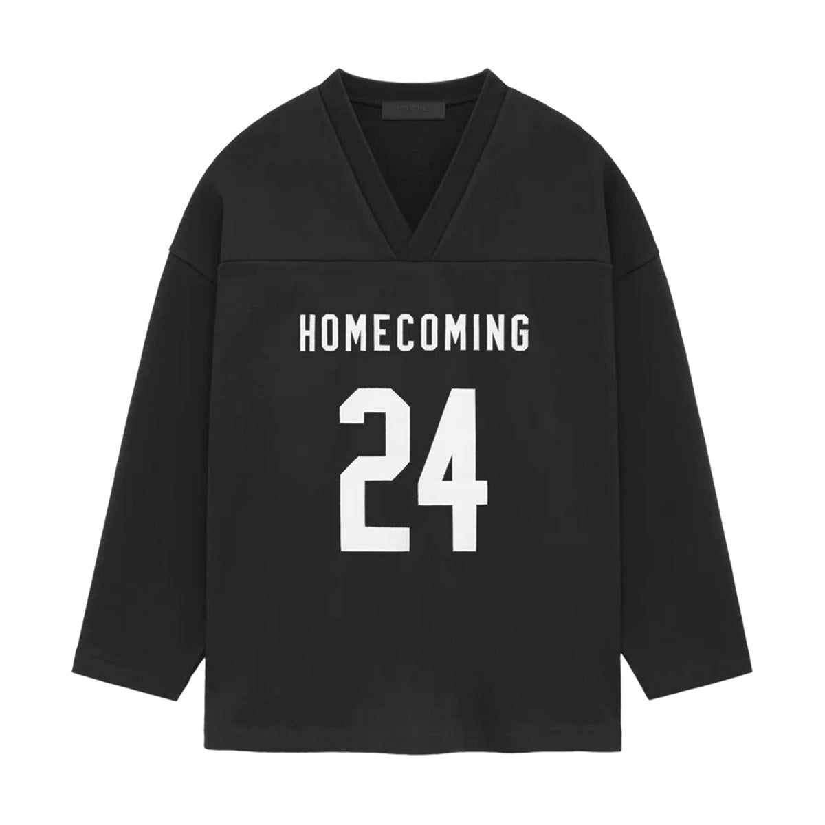 Fear of God ESSENTIALS - HEAVY FLEECE HOCKEY JERSEY BLACK 【192BT246270F】