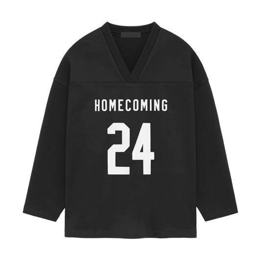 Fear of God ESSENTIALS - HEAVY FLEECE HOCKEY JERSEY BLACK [192BT246270F]