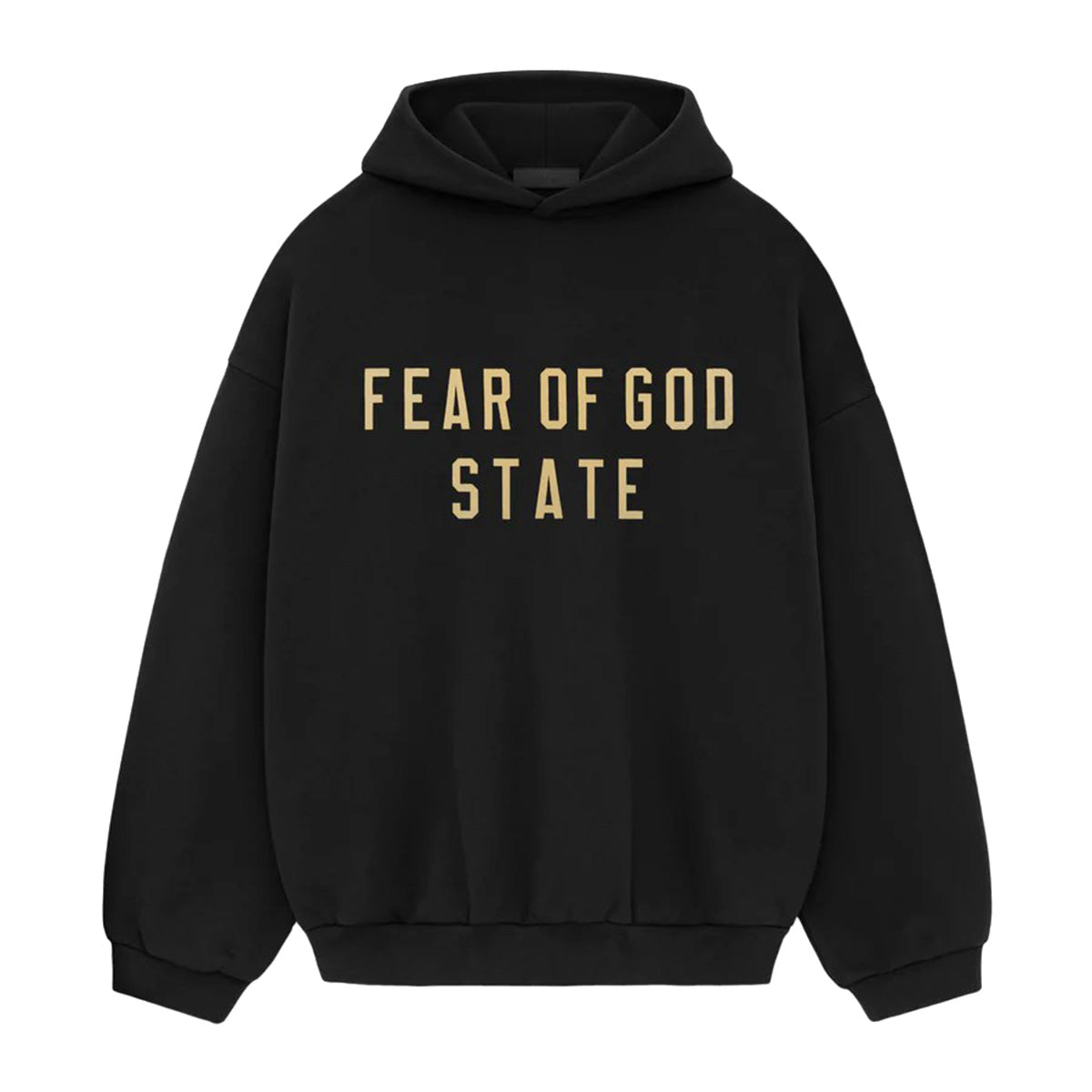 Fear of God 必需品 - 抓絨連帽衫黑色 [192BT246250F]