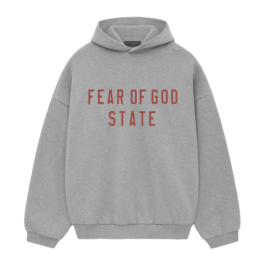 Fear of God 必需品 - 羊毛連帽衫 暗色 HEATHER [192BT246251F]