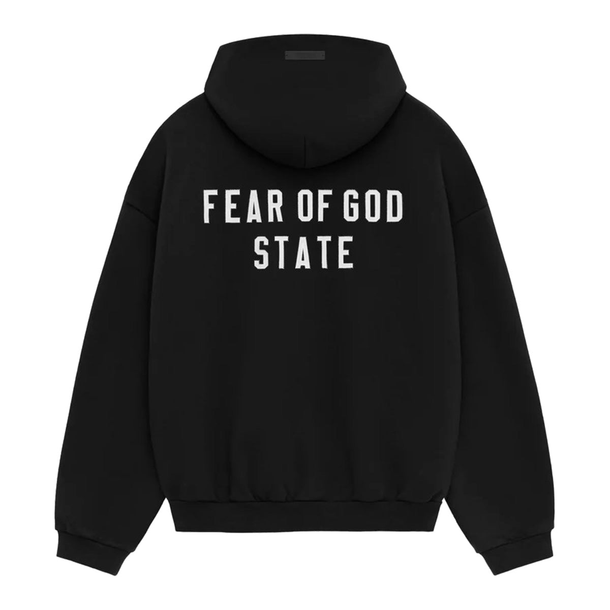 Fear of God ESSENTIALS - HEAVY FLEECE FULLZIP HOODIE BLACK [192BT246240F]