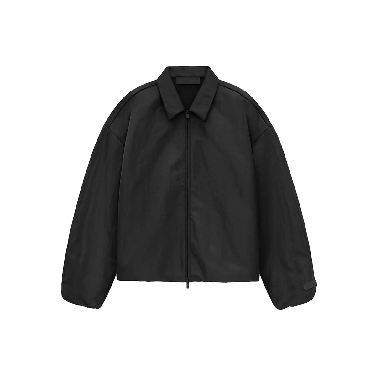 Fear of God ESSENTIALS - TEXTURED NYLON TRUCKER JKT BLK【202BT246380F】