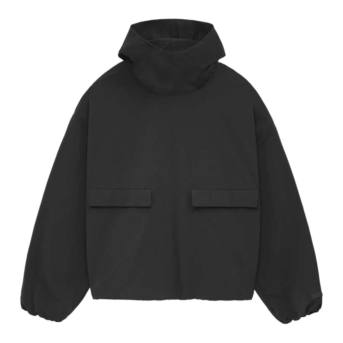 Fear of God ESSENTIALS - 軍用尼龍連帽外套黑色 [202BT244780F]