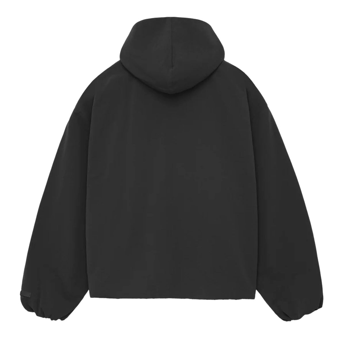 Fear of God ESSENTIALS - MILITARY NYLON HOODED ANORAK BLACK [202BT244780F]