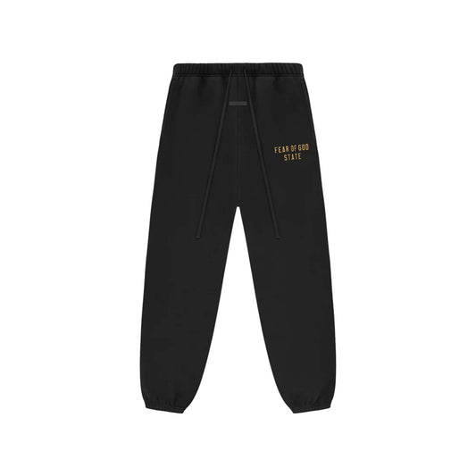 Fear of God ESSENTIALS - FLEECE ESSENTIAL SWEATPANT BLK【130BT242020F】