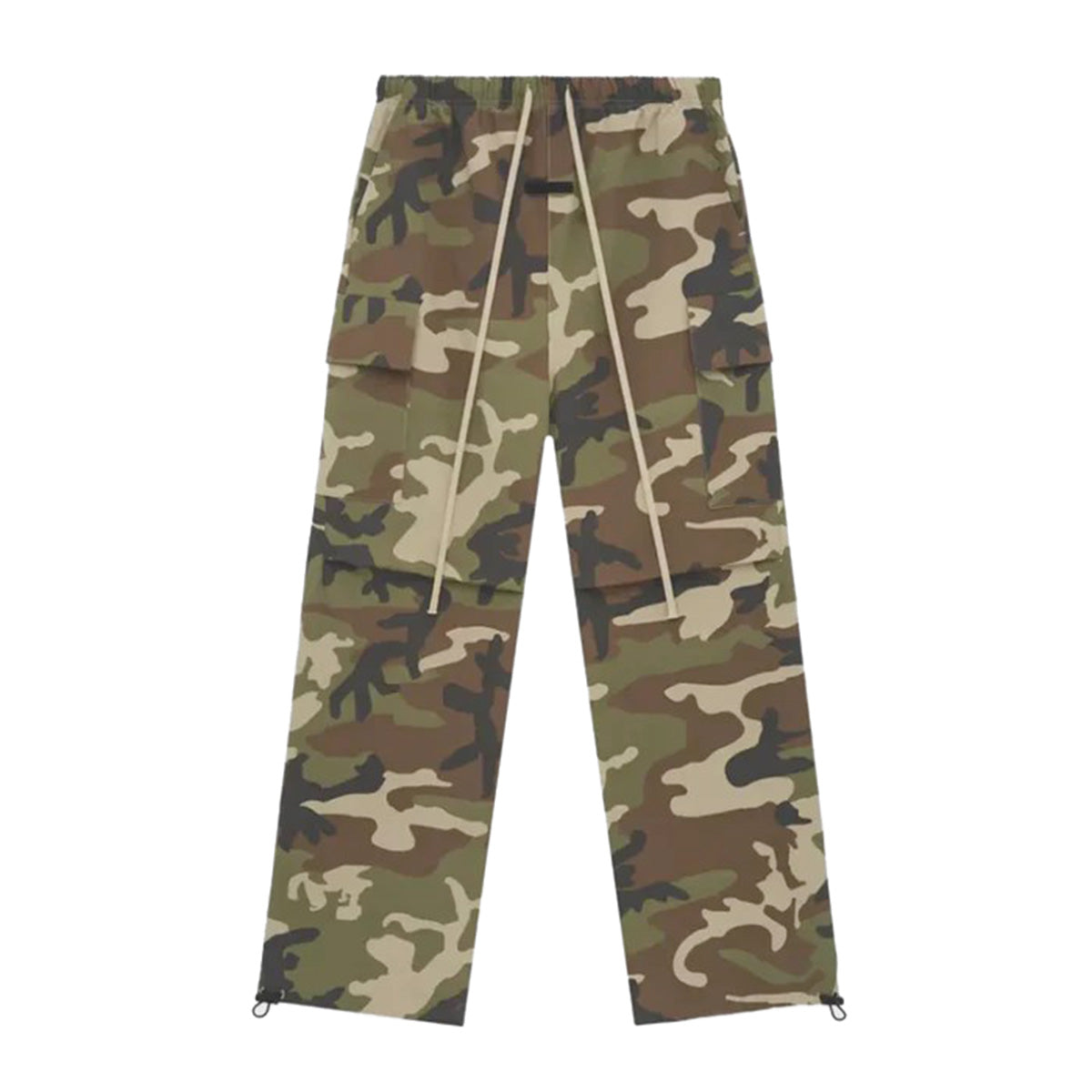 Fear of God ESSENTIALS - MILITARY NYLON FIELD PANT WOODLAND CAMO [130BT244578F]