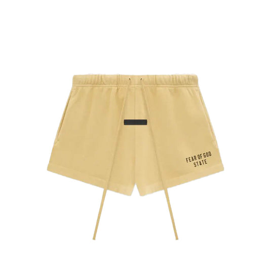 Fear of God ESSENTIALS - HEAVY JERSEY SOCCER SHORT AMBER [160BT244163F]