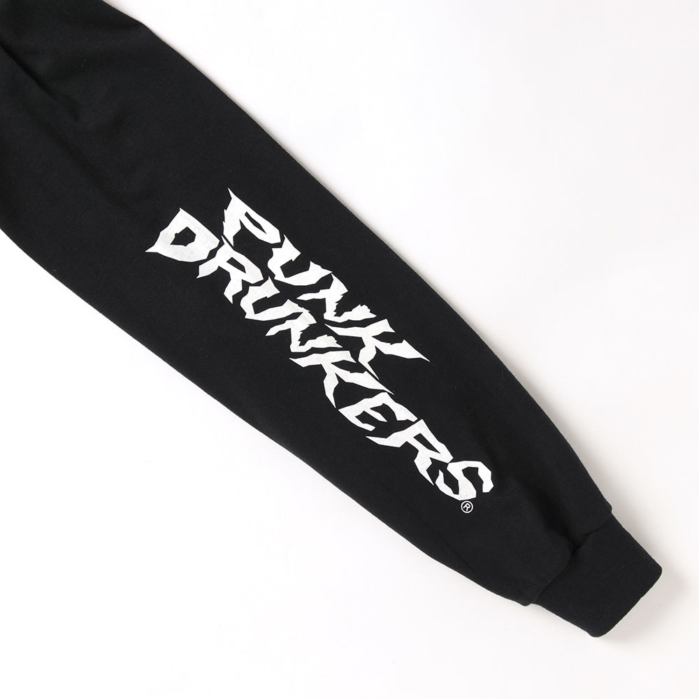 PUNK DRUNKERS × キン肉マン - ［PDSxキン肉マン］ネメシスドライバーロンTEE BLACK【PDS-25210A】