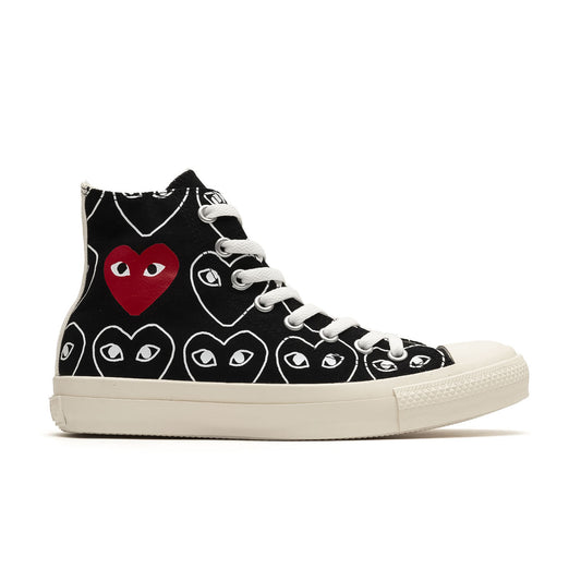 PLAY COMME des GARCONS×CONVERSE CHUCK TAYLOR BLACK 【AZ-K117-001】